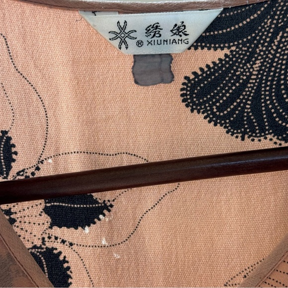 XIUNIANG Silk Blouse with flowy sleeves Size M/L - Picture 5 of 9